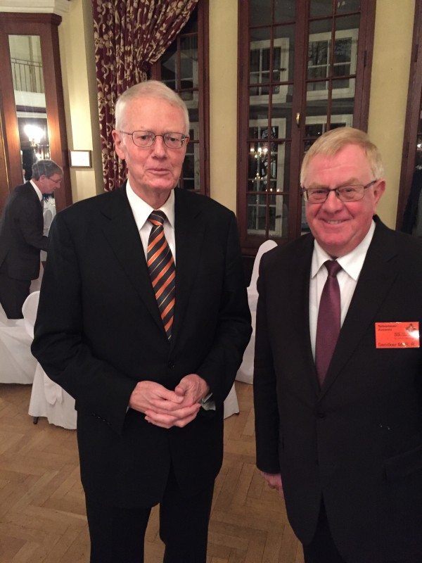 Reinhold Sendker MdB mit dem Prsidenten des Deutschen Verkehrsgerichtstages Kay Nehm