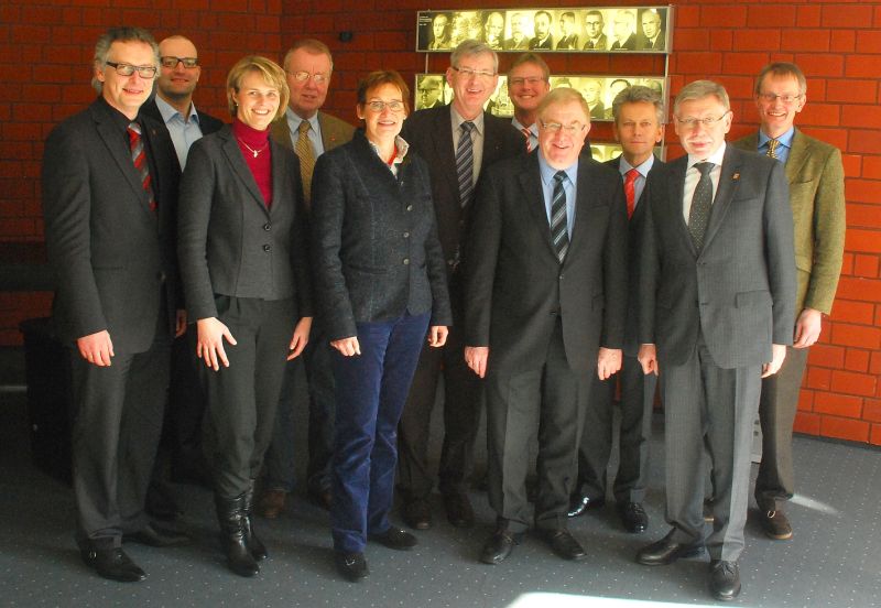 Zum Erfahrungsaustausch zur Jobregion Mnsterland kamen die CDU-Bundestagsabgeordneten mit den Sozialdezernenten der Region im Coesfelder Kreishaus zusammen