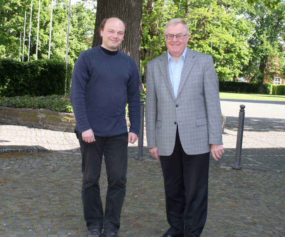 Reinhold Sendker und Michael Sturm trafen sich in Freckenhorst zum Gespräch.