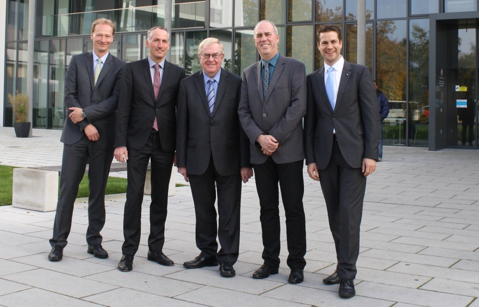 (v.l.) Winfried Mertens, Peter Goerdeler, Reinhold Sendker, Heinz Wesseler und  Dr. Jan Deitmer.