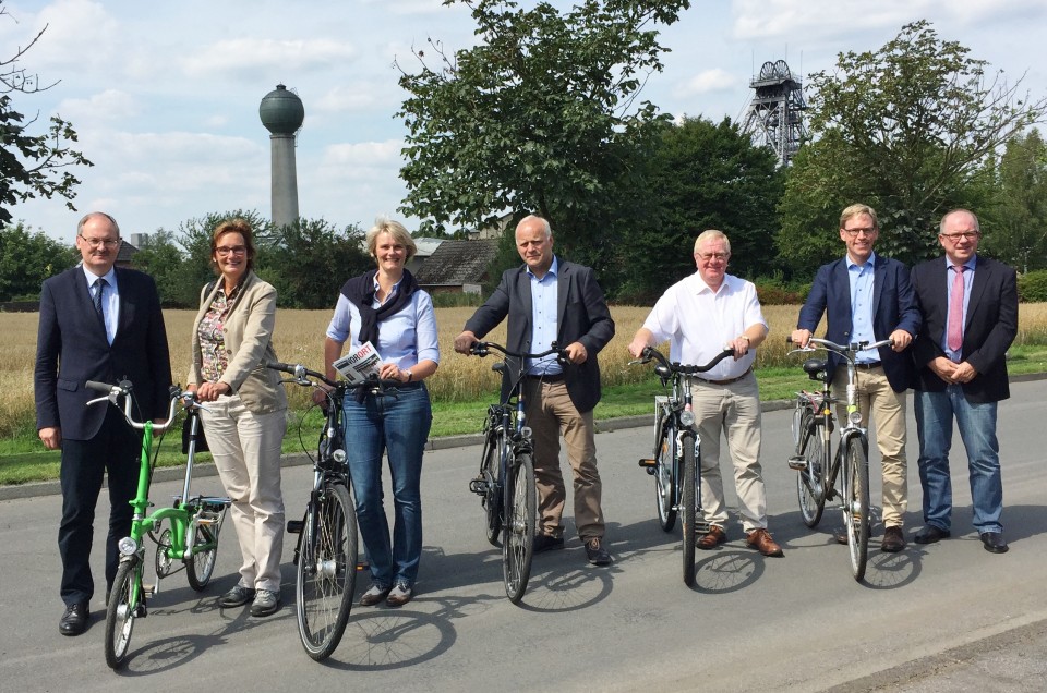 Die CDU-Bundestagskandidaten aus dem Münsterland mit Vertretern der RAG